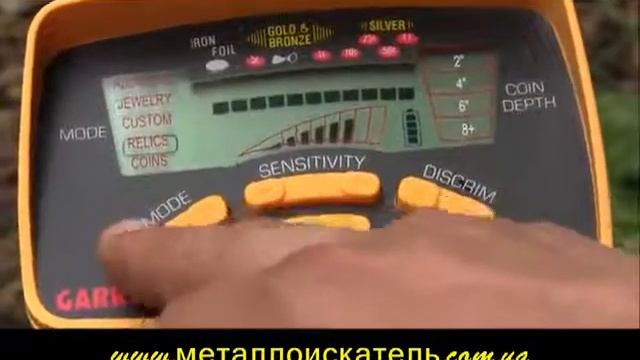 Обзор навигации, функций Garrett ACE 250 смотреть онлайн