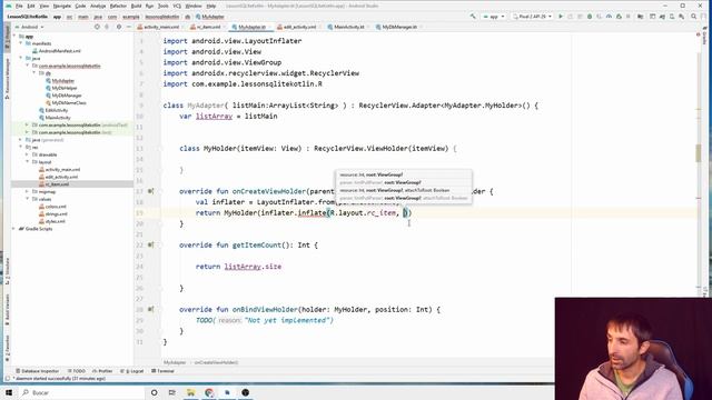 SQLite база данных KOTLIN || Создаем приложение "БЛОКНОТ" || Часть 4 смотреть онлайн