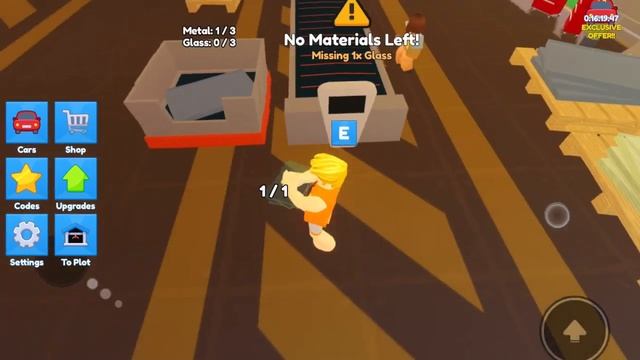 I assemble car and sold for money $$$ ROBLOX CAR TYCOON FACTORY -HD смотреть онлайн