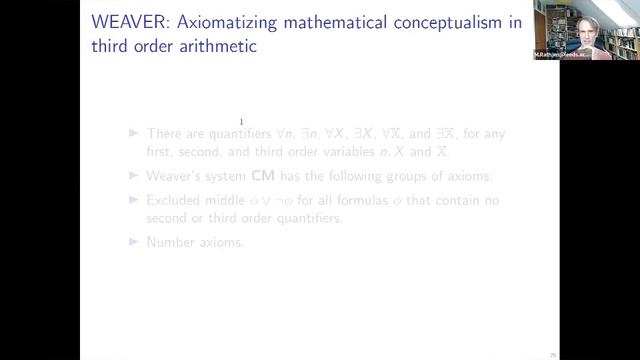 Michael Rathjen: Hilbert’s program and (semi) Intuitionism смотреть онлайн