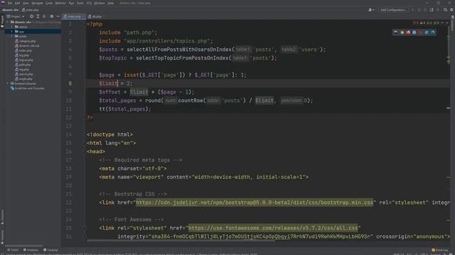 Пагинация на PHP (pagination) _ Динамический веб-сайт смотреть онлайн