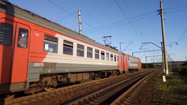 Электропоезд ЭД9МК-0107. смотреть онлайн