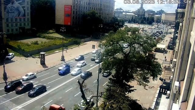 Веб-камера Киев Европейская площадь + Майдан 2023 08 03