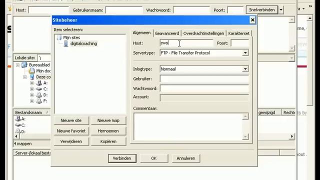 Website aanpassen of backup maken met een ftp programma Filezilla client смотреть онлайн