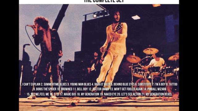 THE WHO...LIVE AT CHARLTON 1974 - COMPLETE SET смотреть онлайн