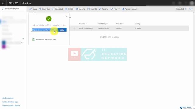 Microsoft Office 365 - 12 - Office 365 - Using One Drive Basic Functions смотреть онлайн