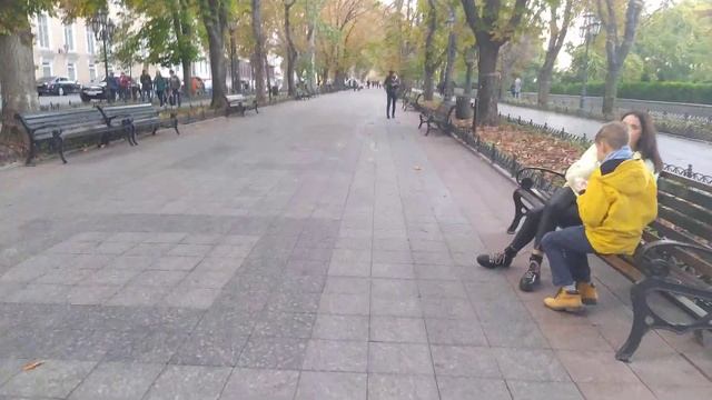 Осенняя прогулка по главным достопримечательностям Одессы. смотреть онлайн