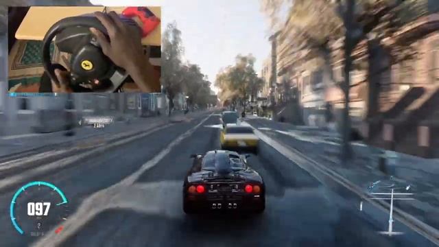 Playing The Crew 1 with Ferrari Thrustmaster T80 on PS4 смотреть онлайн