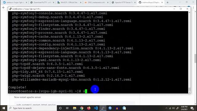 Setting up laravel application on Digital Ocean Centos VPS смотреть онлайн