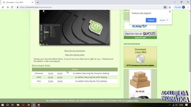 Como Baixar a ISO Linux Mint 19.1 Tessa (32Bits e 64Bits) смотреть онлайн