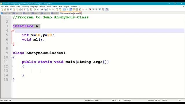 73. Non-Static Nested (Anonymous) Class || Nested Classes in Java || Class without a Name in Java смотреть онлайн