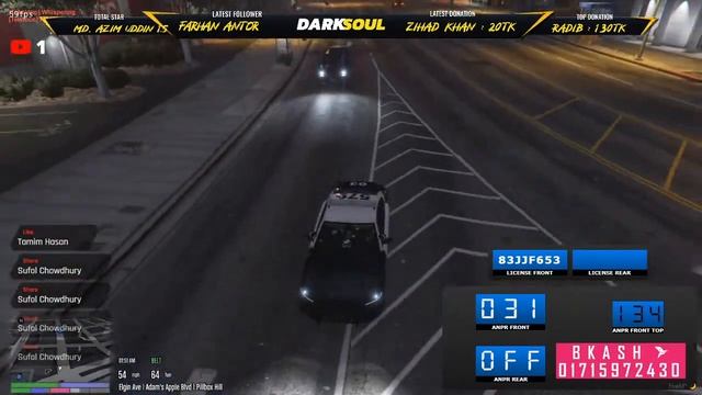 Officer Ra One On Duty | BFL Roleplay Bangladesh | GTA V RP with Dark Soul ? смотреть онлайн