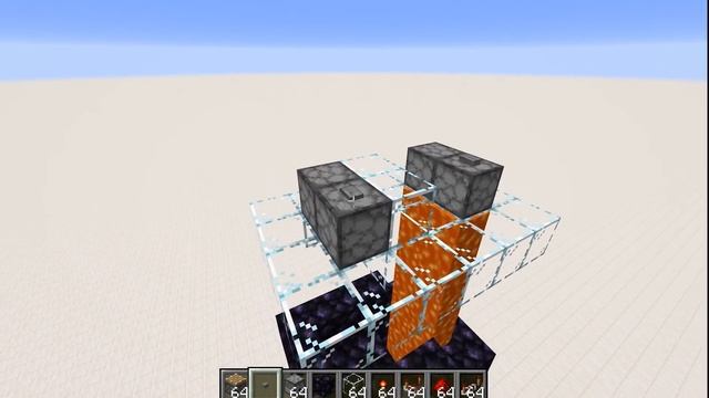 Making a Redstone Door WITH NO PISTONS... смотреть онлайн