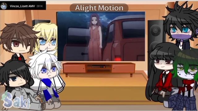 Different Anime Characters React To Each Other|| Zack Foster|| Angels Of Death|| 1/8