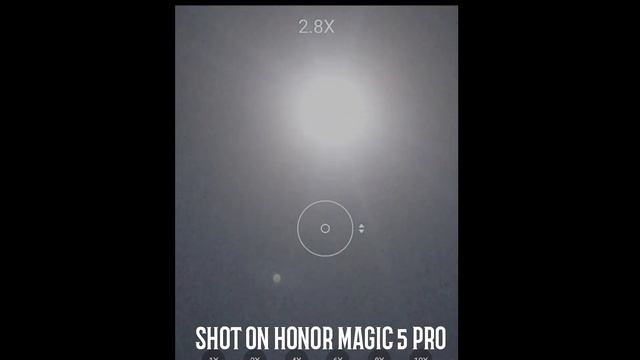 HONOR MAGIC 5 PRO 100X Live MAX Moon Zoom Test