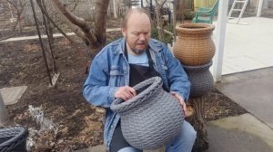 МАСТЕР КЛАСС КАШПО ГОРШОЧЕК из ротанга. Своими руками. DIY.