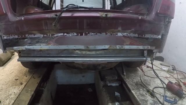 опель вектра б (часть 7)ремонт лонжеронов. смотреть онлайн