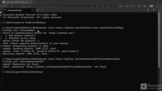 Clone a Private Git Repository in GitHub смотреть онлайн
