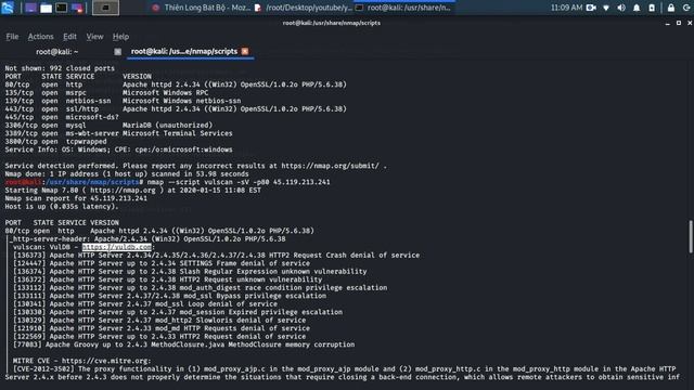 nmap series 2: Remote vulnerability scanning by nmap vulscan смотреть онлайн