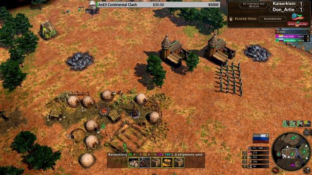 [AoE3:DE] Don_Artie vs Kaiserklein - GROUP STAGE - ESOC Global Championship 2021 смотреть онлайн
