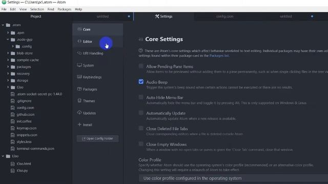 How to Enable confirm checkout head version in Atom Editor смотреть онлайн