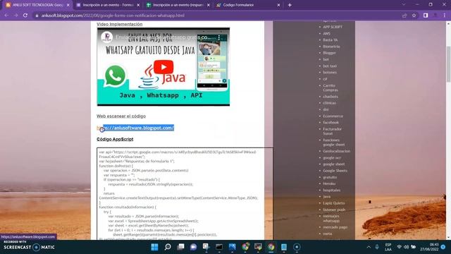 Cómo enviar mensajes de Whatsapp con Google Forms GRATIS! смотреть онлайн