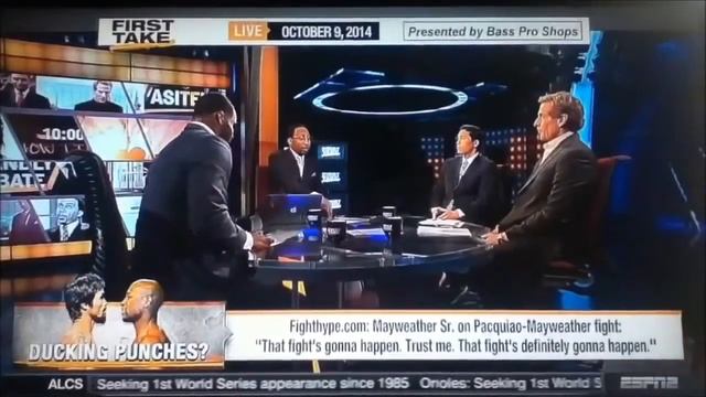 Обсуждение боя Мейвезер Пакьяо на ESPN (9 окт 14) смотреть онлайн