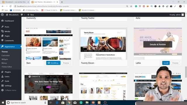 How to Install a WordPress Theme on localhost - WordPress Tutorial смотреть онлайн