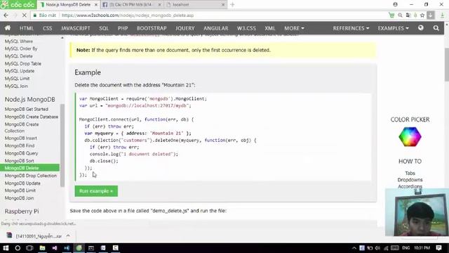 NodeJS Connect To MongoDB (use MongoDB Module) смотреть онлайн