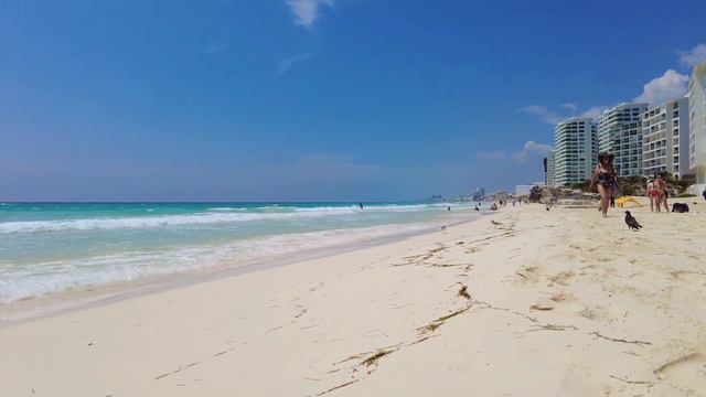 🇲🇽 Cancun Beaches: The beach parties beach behind Coco Bongo in the Party Zone, Cancun смотреть онлайн