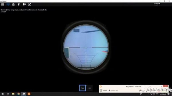 (İlk video) Roblox super hero tycoon sniper test.webm