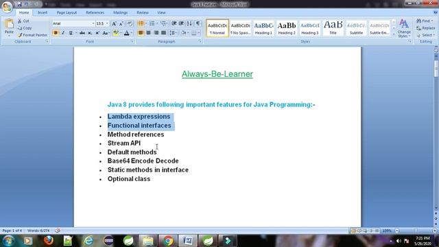 Java-8 New Features Introduction смотреть онлайн