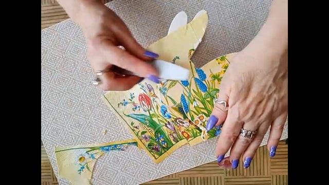 Декупаж Великодніх заготовок. Детальний МК.