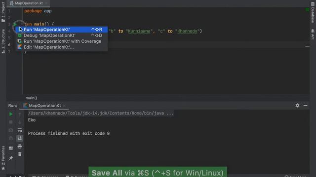 Belajar Kotlin Collection - 38 Map Specific Operations смотреть онлайн