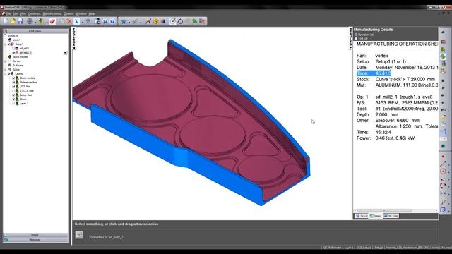 Vortex in FeatureCAM смотреть онлайн