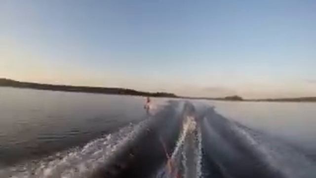 Водные лыжи. #Селигер2014. Полозов. Дебют смотреть онлайн