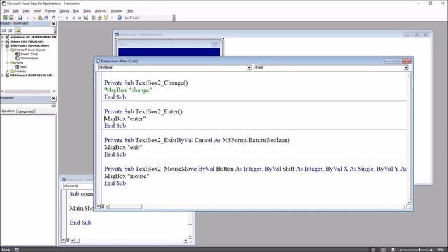 Textbox Events to Run Subroutines with Excel VBA (Change, Enter, Exit, & MouseMove) смотреть онлайн