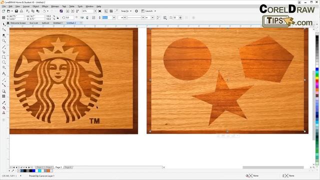 Engraved Effect in CorelDraw смотреть онлайн