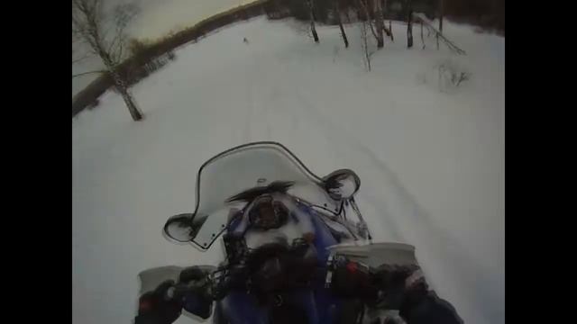 Покатушки на Снегоходах 2013 Yamaha Nitro Yamaha Apex смотреть онлайн