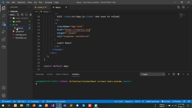 #5 React JS Hello World | React Folder Structure | JS Babel in Bangla смотреть онлайн