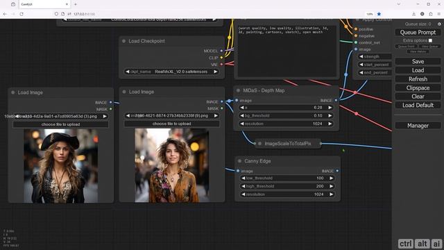 ComfyUI ControlNet Tutorial (Control LoRA) смотреть онлайн
