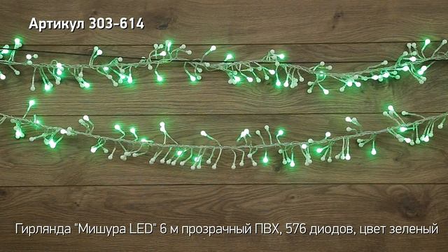 Режим работы гирлянды мишура LED NEON NIGHT, артикул 303 614 смотреть онлайн