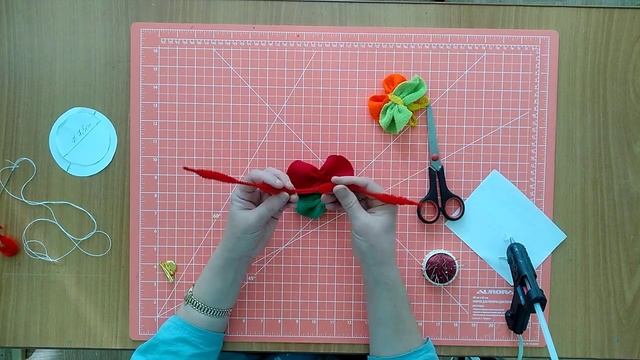 Брошь из фетра Бабочка смотреть онлайн