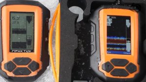 Разрешающая способность эхолотов Практик | Сравнение моделей 7 bwf и 6 plus