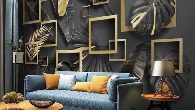 100 Modern Living Room Wall Decorating Ideas 2023 | Modern Chandelier | New wallpaper Design Ideas смотреть онлайн