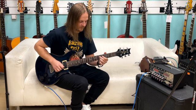 Paul Reed Smith Custom 24 Top 10 Whale Blue 2009