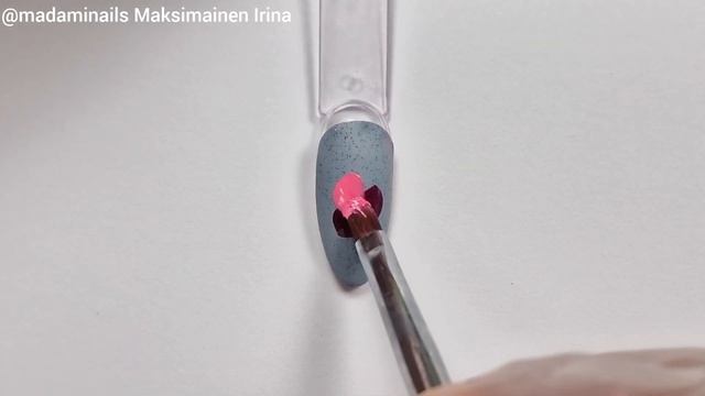 Easy Flowers Nailart. Мазковая роспись на ногтях.#nailart #naildesign #nailarttutorial #дизайнногте