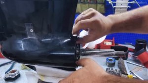 ПОБЕДА. ВОДА в редукторе HIDEA F60. Ремонт редуктора лодочного мотора