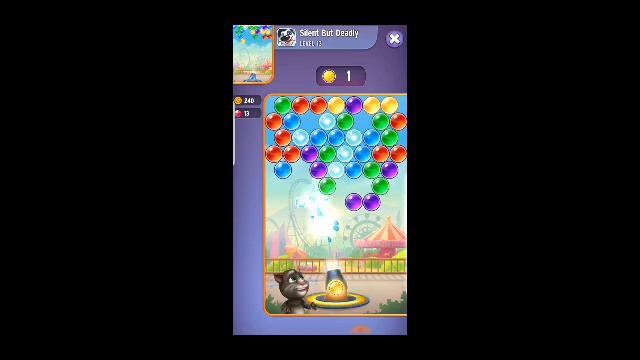 बिल्ली वाला गेम - Toms bubbles shooter смотреть онлайн