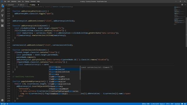 Currency Converter with HTML, CSS and JavaScript (Part 2) смотреть онлайн